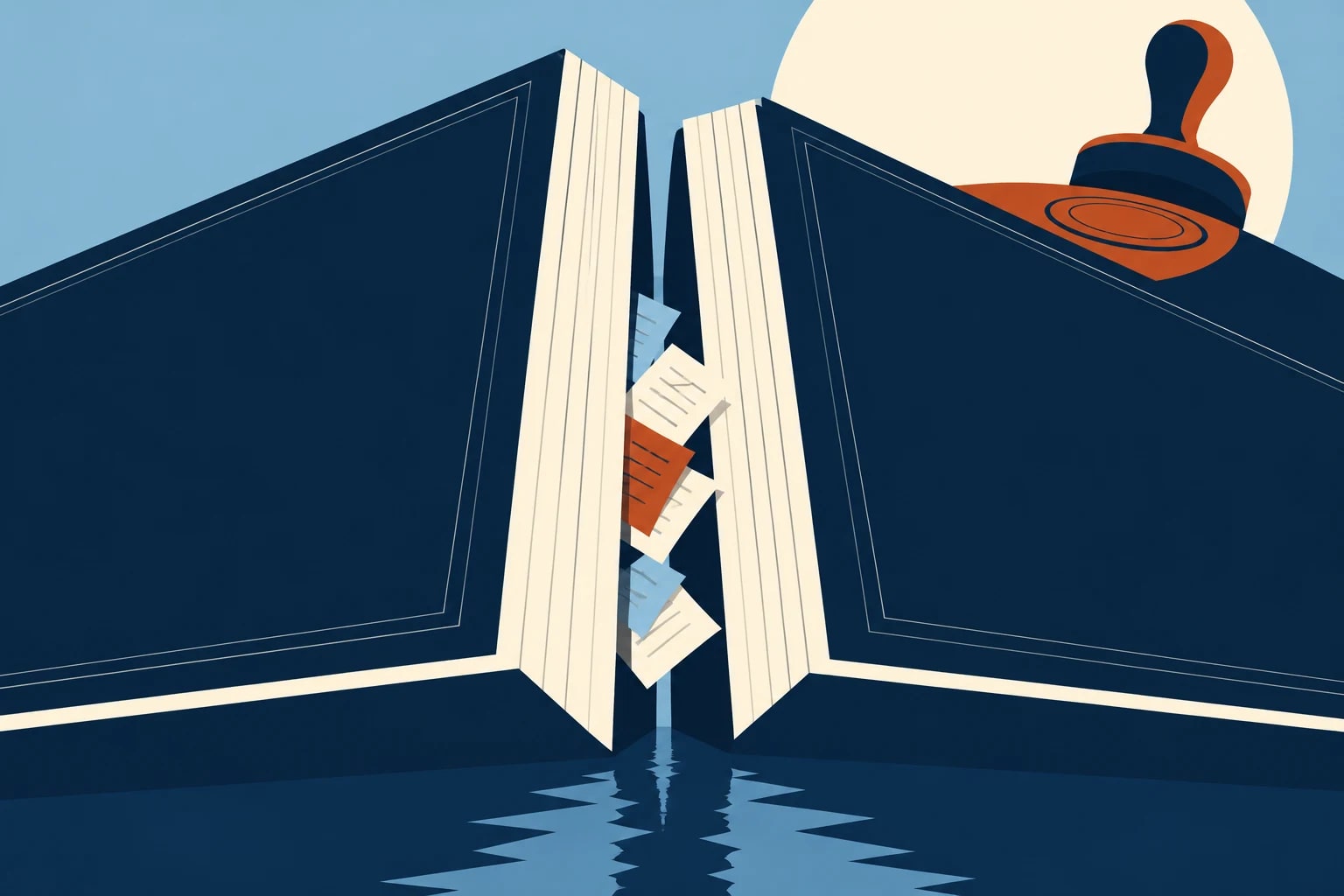 A split ledger cannot close while unmatched documents remain in its center.